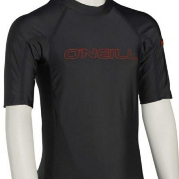 NWT! O' NEILL Youths Basic Skins Rashguard - Picture 1 of 1